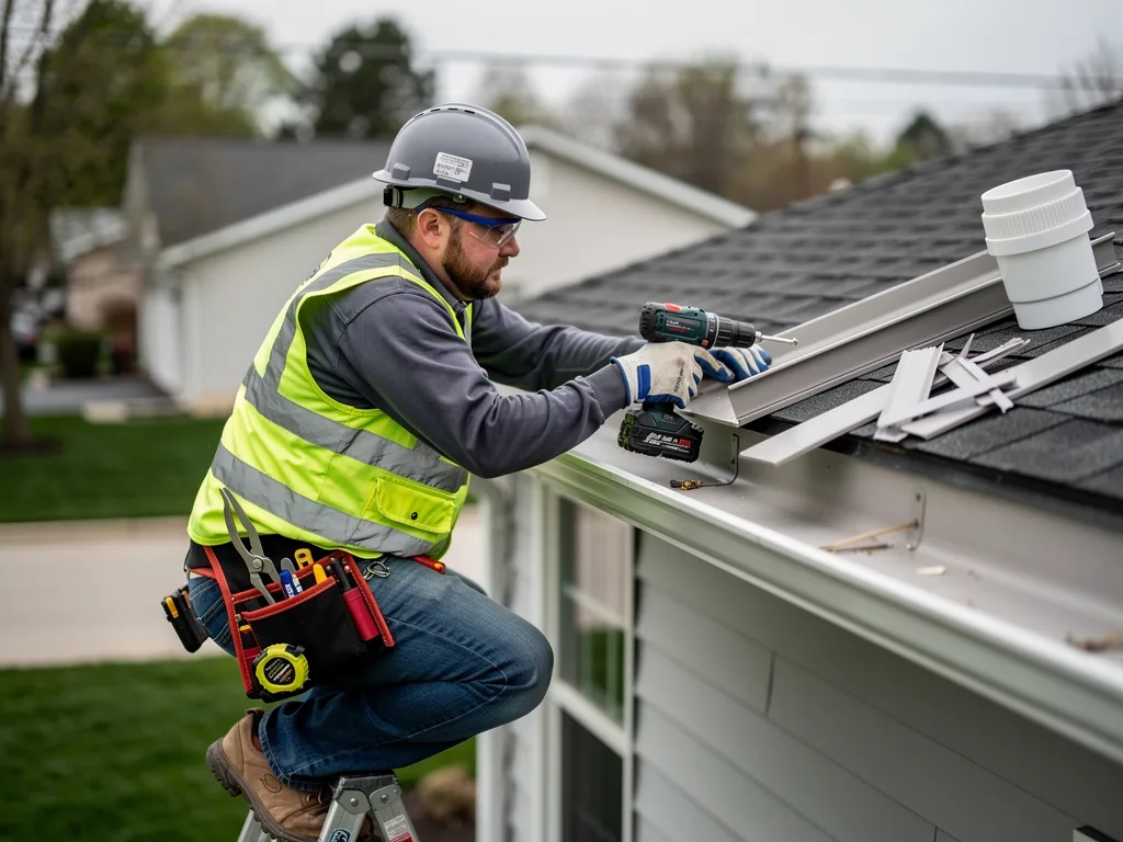 Vinyl Gutter Installation